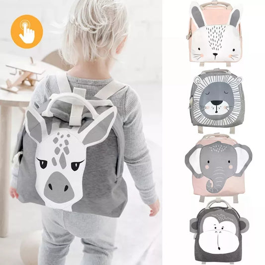 Children Backpack Toddler Kids School Bag Backpack For Baby Kids Cute School bag boy girl light Bag Rabbit Butterfly lion Bag